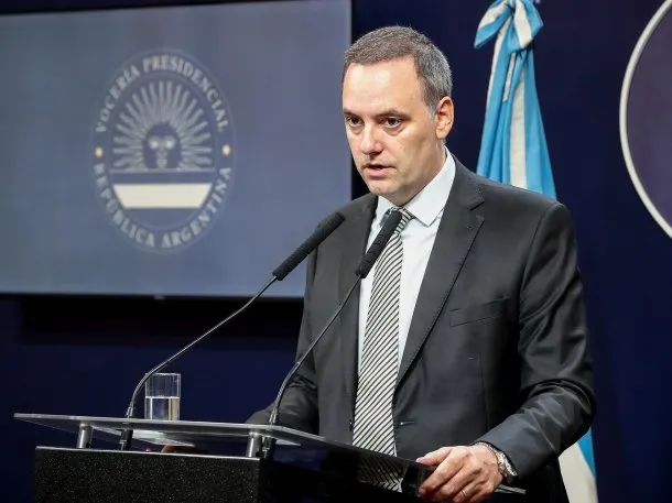 Manuel Adorni. Vocero presidencial