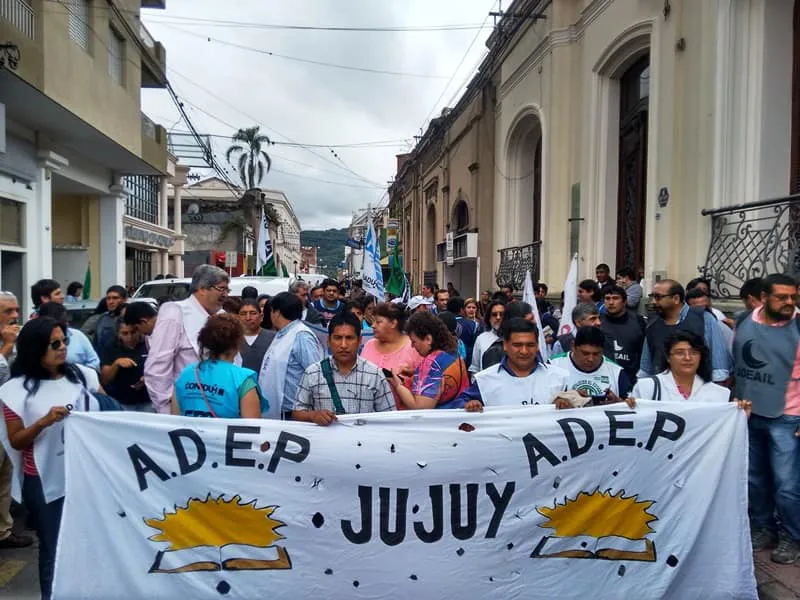 marcha docente Jujuy